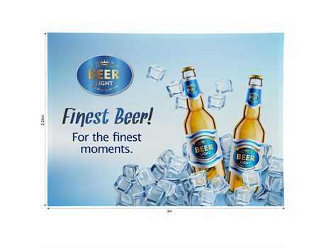 Legend Straight Banner Wall Skin 3m x 2.25m (Excludes Hardware)