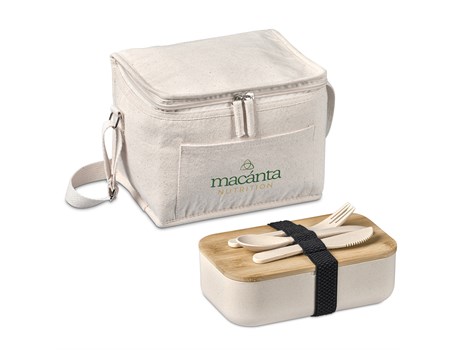 Okiyo Kura Cotton & Wheat Straw Lunch Set